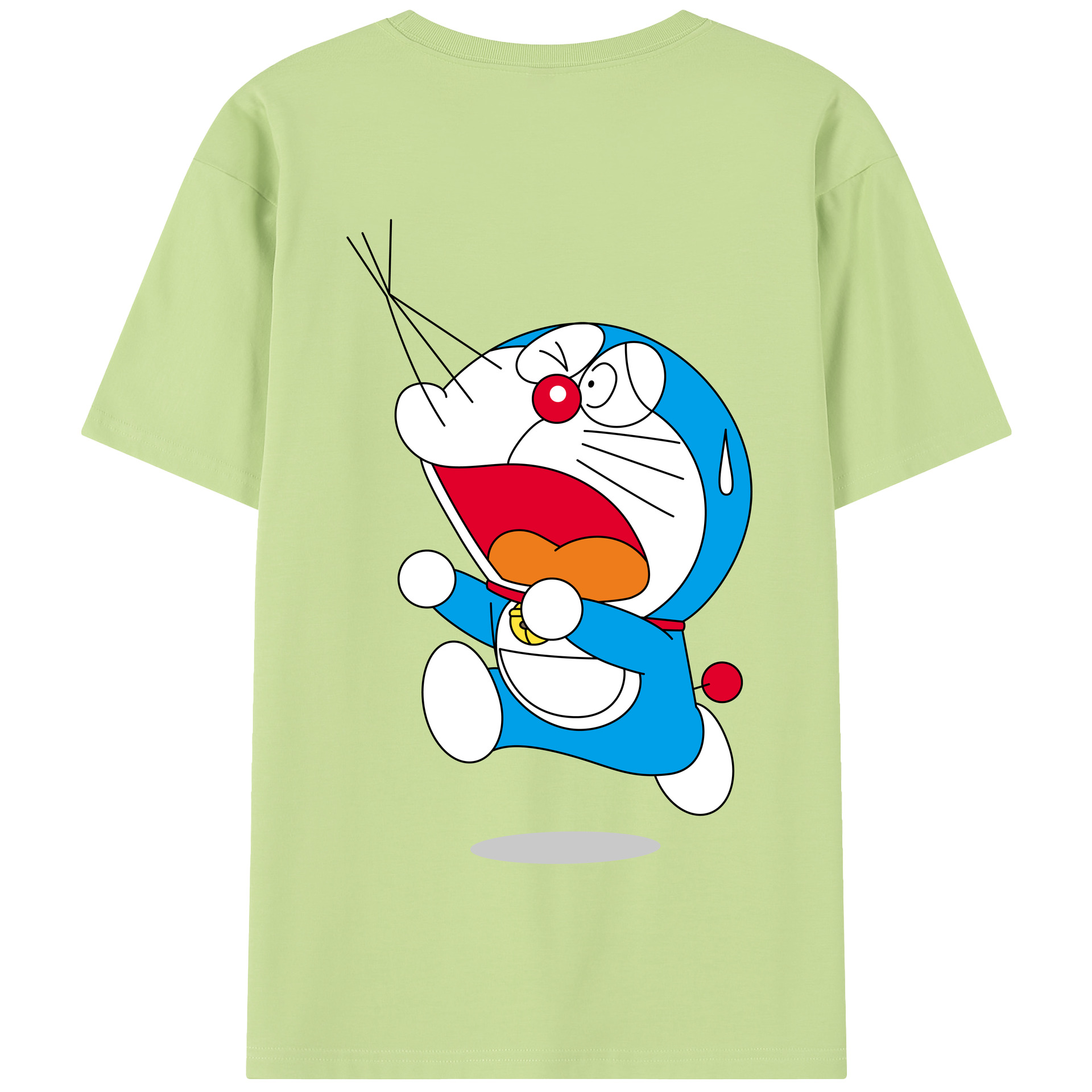 （画像用） ドラえもん Doraemon 綿100％半袖Tシャツ（背面プリント）